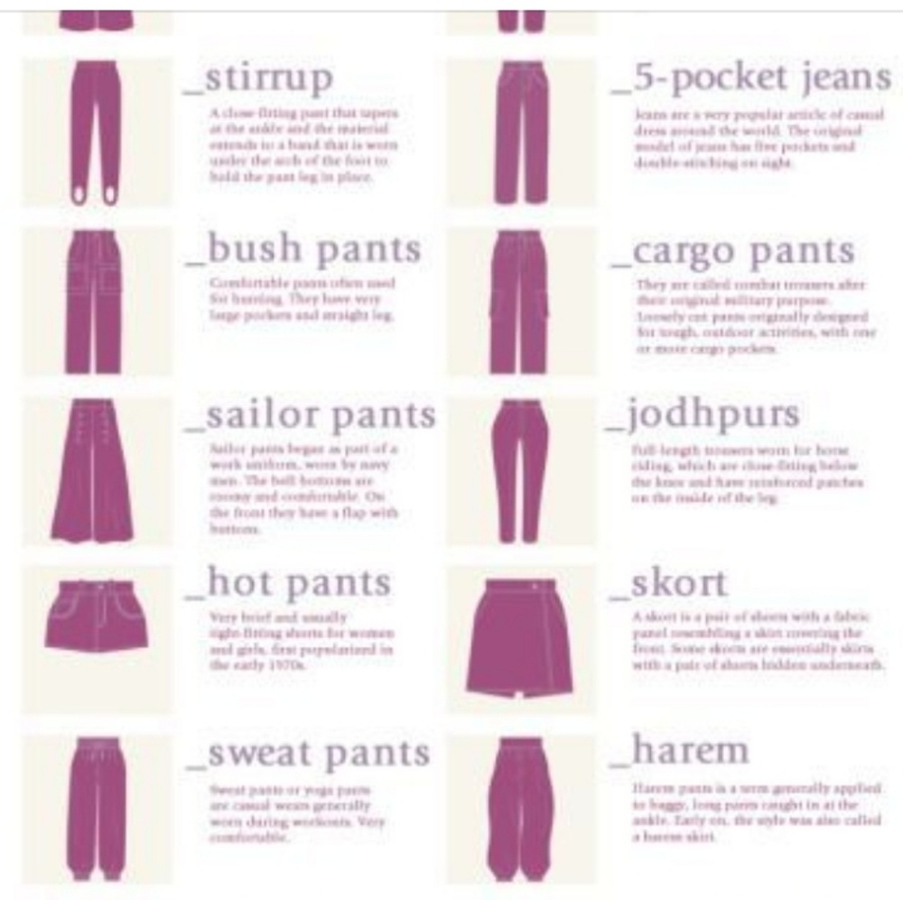 Pant Styles
